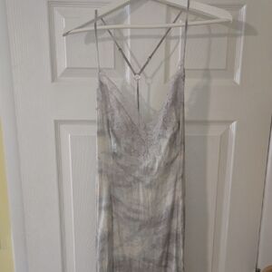 Free People Gray Slip Dress